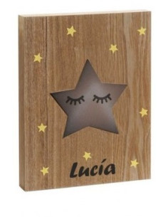 Decoración luminosa MDF led