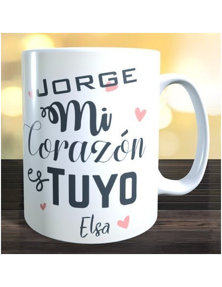 Taza mi corazon es tuyo