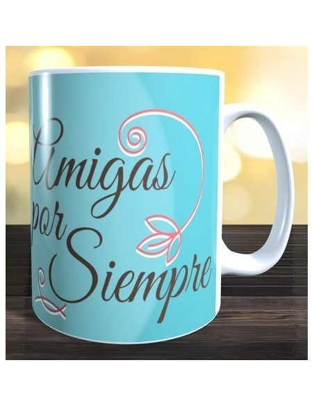 Taza amigas por siempre