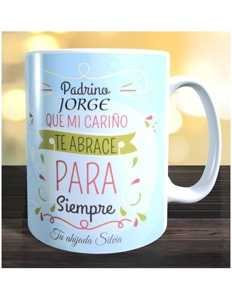 Taza Padrino cariño para siempre