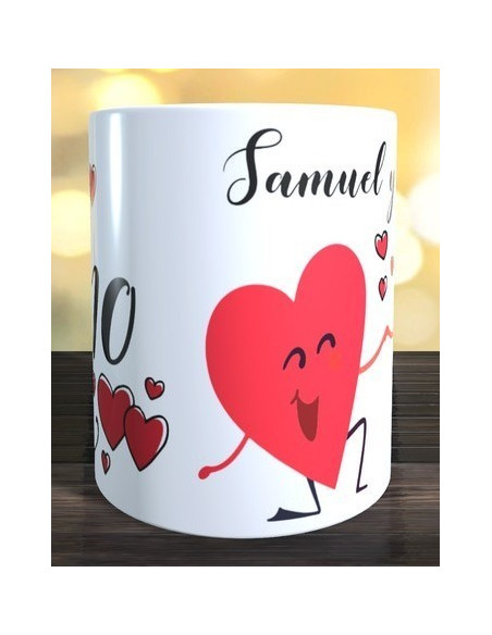 Taza contigo todo es de 10
