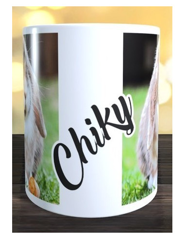 Taza foto conejo
