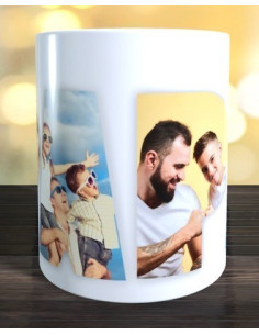 Taza papá con fotos 2
