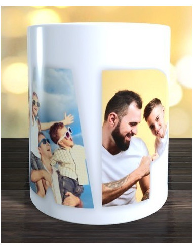 Taza papá con fotos