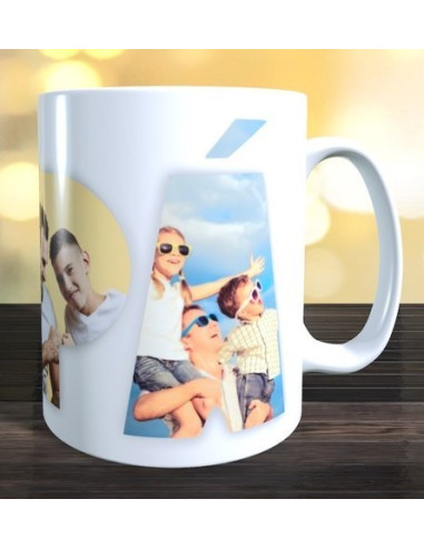 Taza papá con fotos