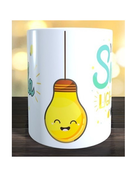 Taza Your smile lights up my day