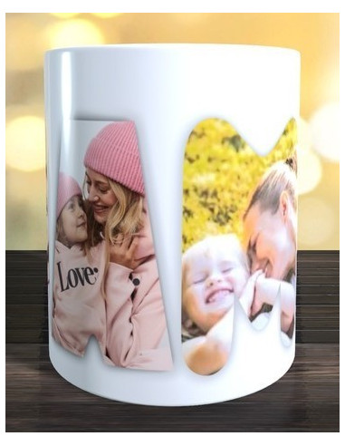 Taza mamá con fotos