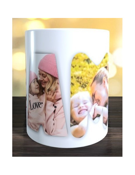 Taza mamá con fotos