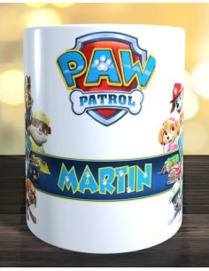 Taza patrulla canina (con nombre) 2