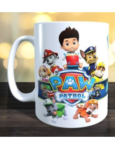 Taza patrulla canina (con nombre)