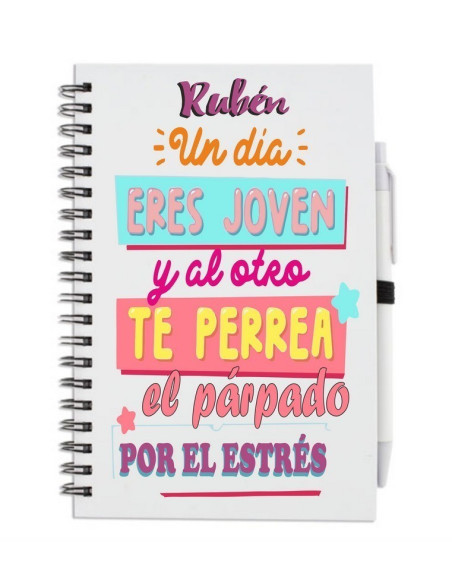 Libreta UN DIA ERES JOVEN...