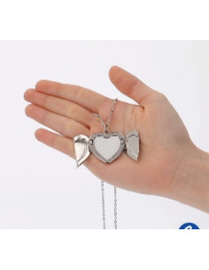 Colgante CORAZON ALAS 2