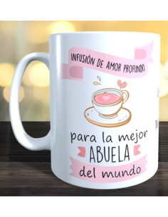 Taza infusion de amor profunda abuela