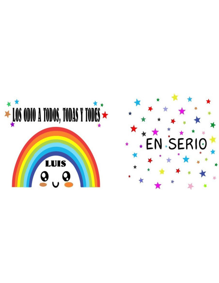 Taza LOS ODIO A TODOS, TODAS Y TODES