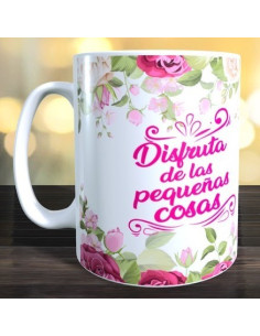 Tazas florales con nombre 2