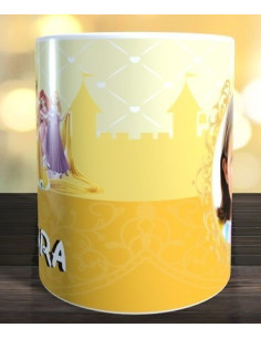 Taza princesas con foto 2