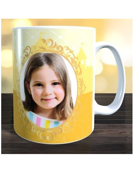Taza princesas con foto