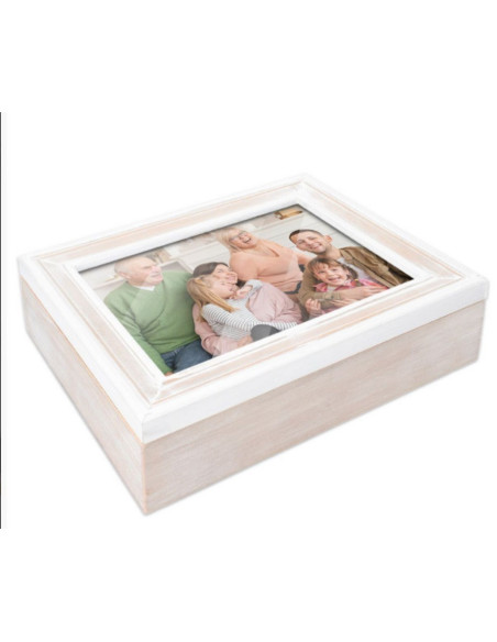 Caja madera personalizada con foto