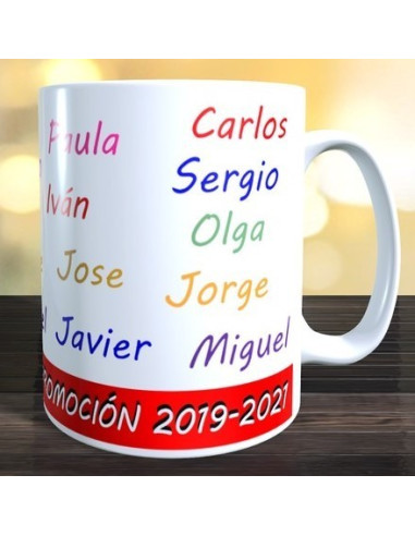 Taza ALUMNOS COMPAÑEROS CLASE