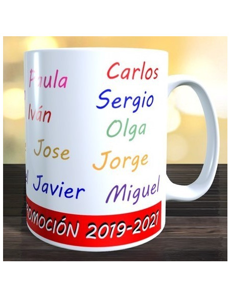 Taza ALUMNOS COMPAÑEROS CLASE