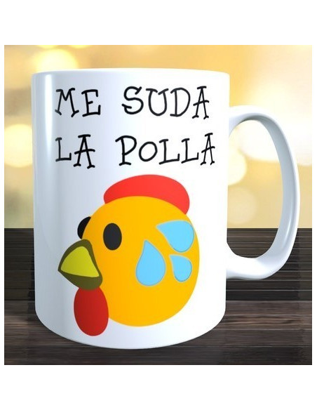 Taza Me suda la polla