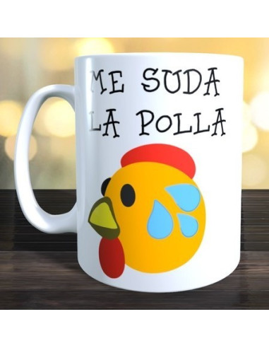 Taza Me suda la polla
