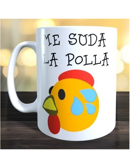 Taza Me suda la polla