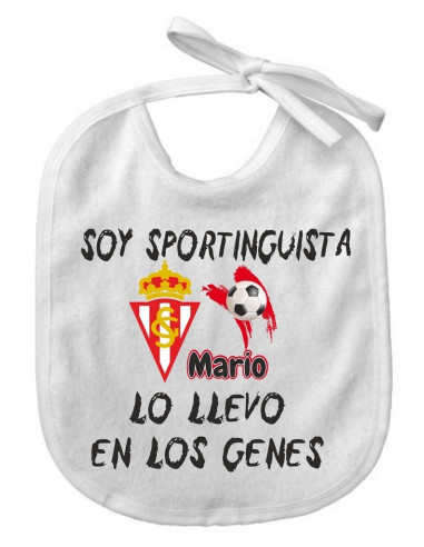 Babero Soy Sportinguista