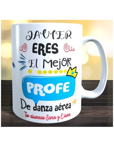 Taza regalo profe de baile