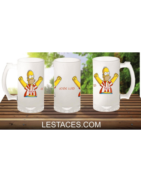 Jarra SPORTING GIJON HOMMER SIMPSON