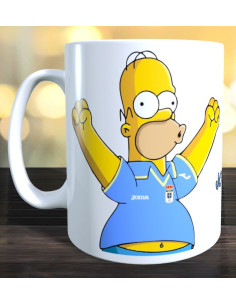 Taza Oviedo Hommer Simpson