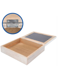 Caja madera regalo PROFE aeiou 2