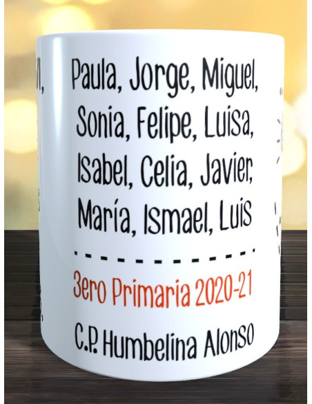 Taza regalo profe