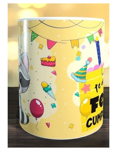 Taza feliz cumpleaños