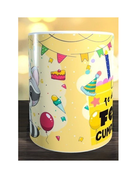 Taza feliz cumpleaños