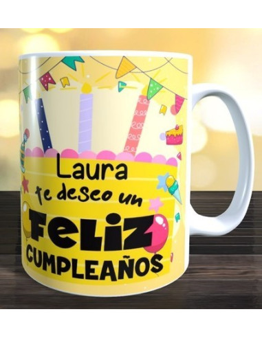 Taza feliz cumpleaños