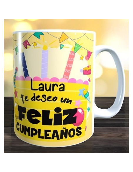 Taza feliz cumpleaños