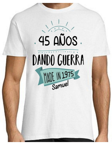 Camiseta dando guerra