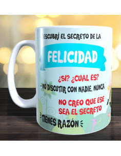 Taza el secreto de la felicidad