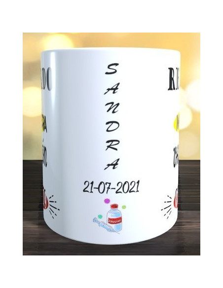 Taza Recuerdo vacunación