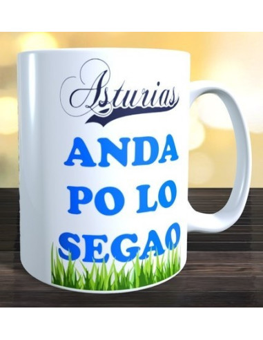 Taza Asturias - Anda po lo segao