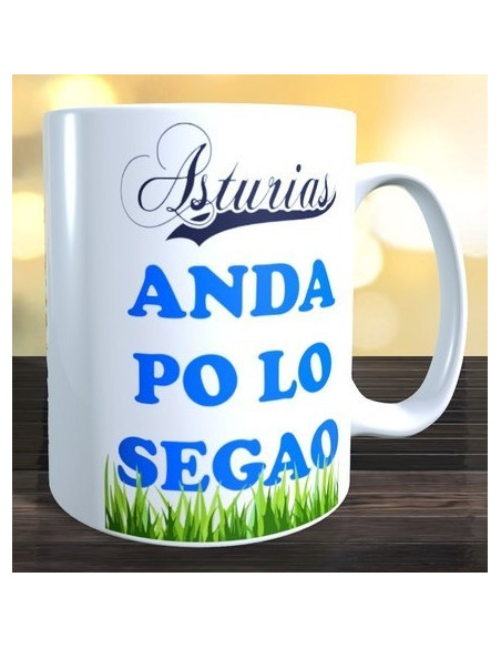 Taza Asturias - Anda po lo segao