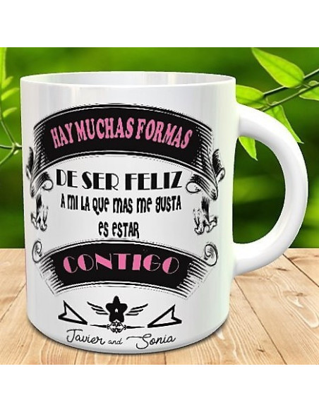 Taza Hay muchas formas de ser feliz