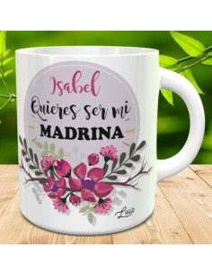 Taza quieres ser mi madrina 2
