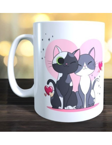 Taza LOVE GATITOS