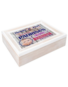 Caja regalo original padrinos 2