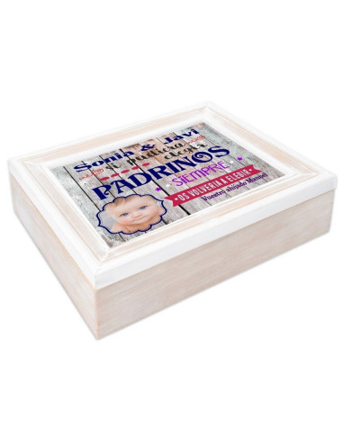 Caja regalo original padrinos