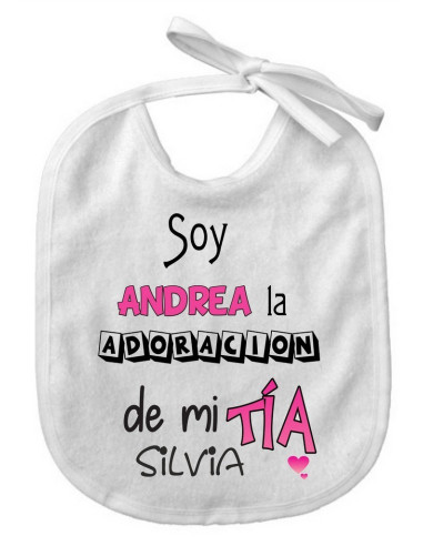 Babero adoración tía