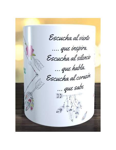 Taza motivos Indios
