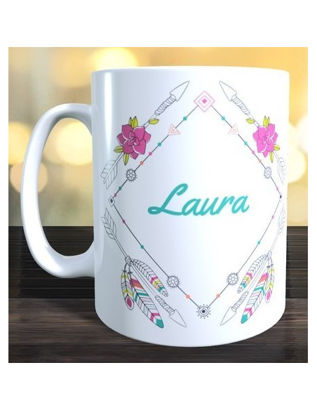 Taza motivos Indios
